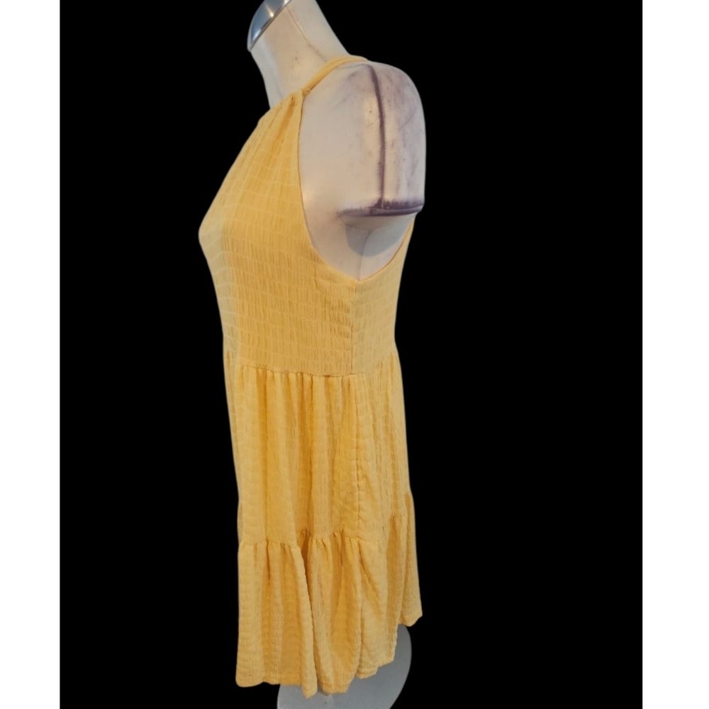 A New Day Size XS Yellow Halter Dress - Picture 5 of 7